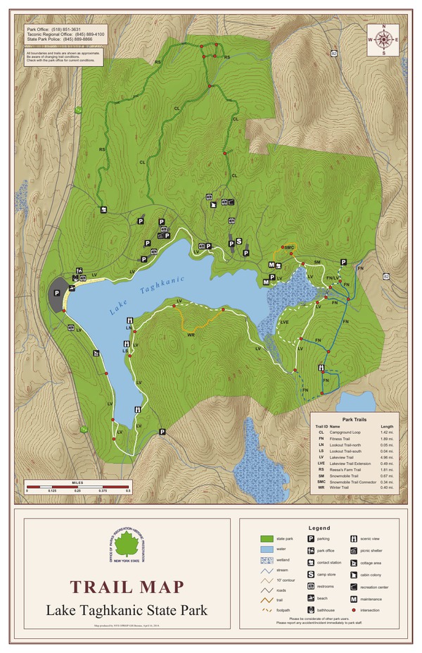 Lake Taghanic Map